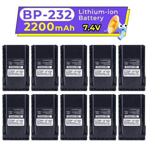Batteria pezzi bp232n per - 10,
